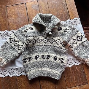 Cozy Knit Sweater with Pattern